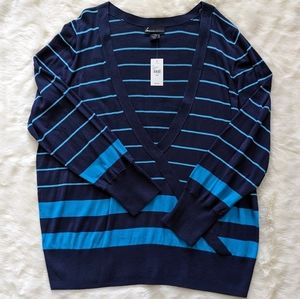 Lane Bryant Striped Sweater Top
